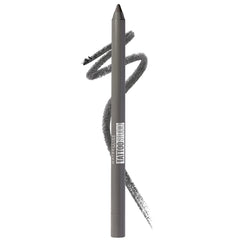 Maybelline New York Tattoo studio Waterproof, Long Wearing, Eyeliner Pencil Makeup, Intense Charcoal, 0.04 Oz