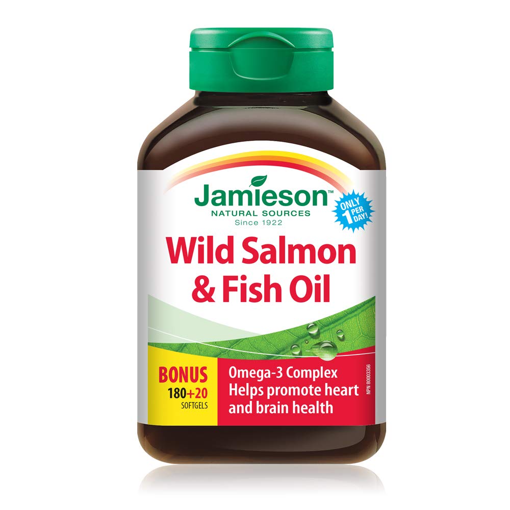 Jamieson Omega-3 Complex Wild Salmon and Fish Oils 1,000 mg