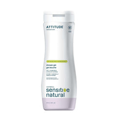 ATTITUDE Body Wash for Sensitive Skin, EWG Verified Shower Gel, Soothing Oat, Dermatologically Tested, Plant and Mineral-Based, Vegan Personal Care, Chamomile, 473 mL