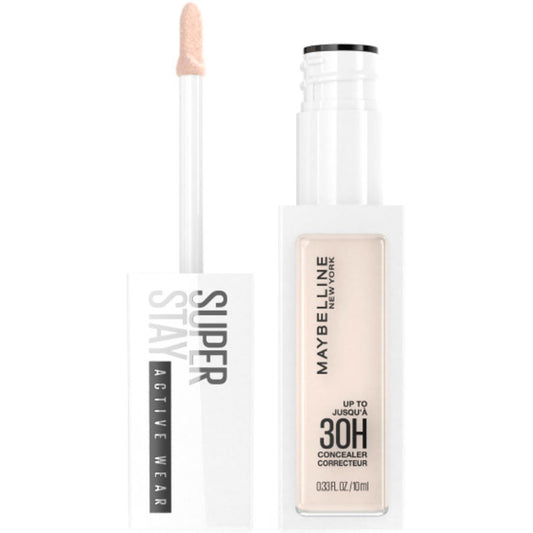 Maybelline New York Longwear Liquid Concealer, Up to 30HR Wear, Shade 01, 10 ml