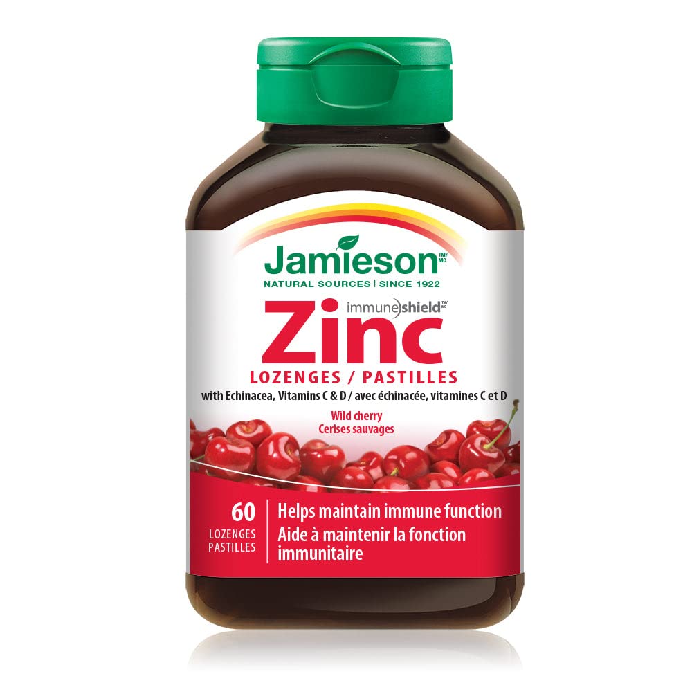 Jamieson Zinc Lozenges - Wild Cherry