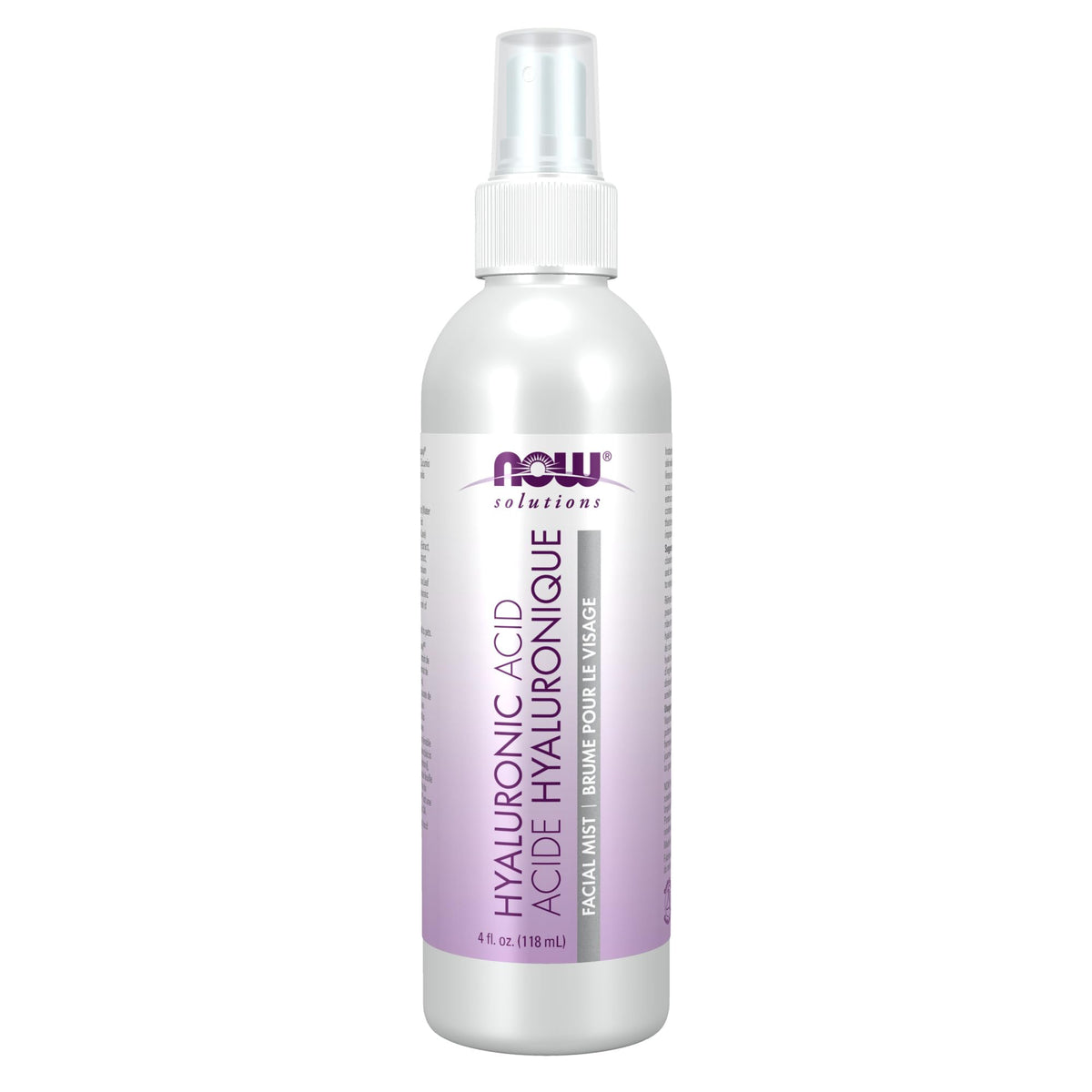 NOW Solutions, Hyaluronic Acid Hydration Facial Mist with Aloe Vera and Cucumber Extracts, 118ml