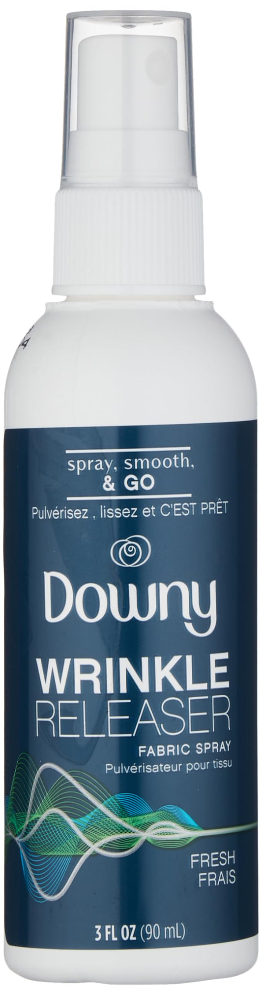 Downy Wrinkle Release Wrinkle Releaser Spray, Light Fresh Scent, Travel Size, 90ml