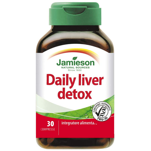 Jamieson Herbal Complex Milk Thistle (Daily Liver Detox) , 30 Count (Pack of 1)