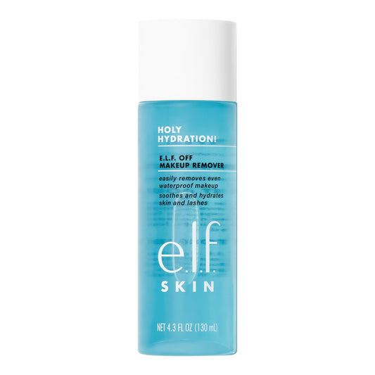 el.f. SKIN Holy Hydration! e.l.f. Off Makeup Remover, Liquid Makeup Remover For Eye, Lip & Face Makeup, Gentle Formula, Vegan & Cruelty-free