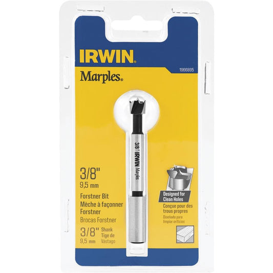 Irwin Tools 1966895 Irwin Marples Wood Drilling Forstner Bit, 3/8",