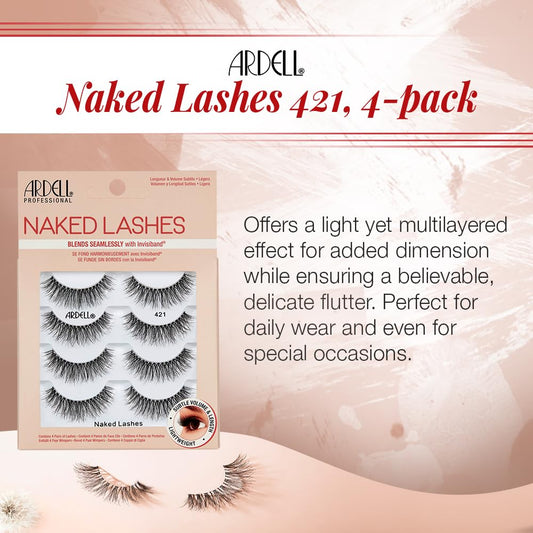 Ardell Multipack Naked Lashes 421 4's, 1 Count