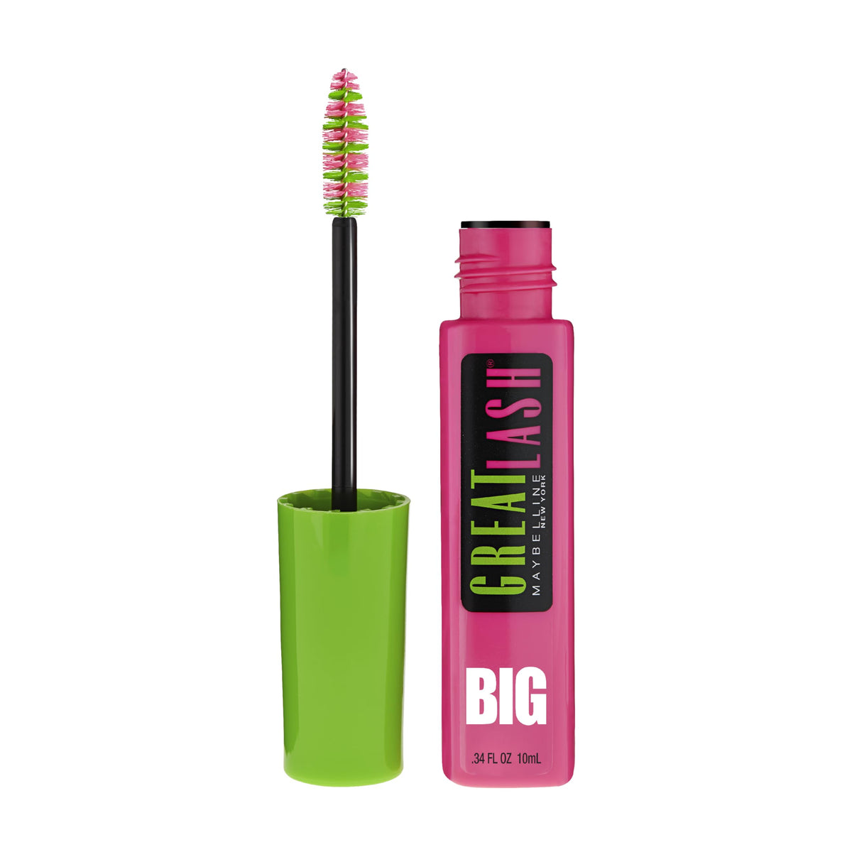 Maybelline New York Great Lash Big Washable Mascara, Very Black 131, 0.34 Fluid Ounce