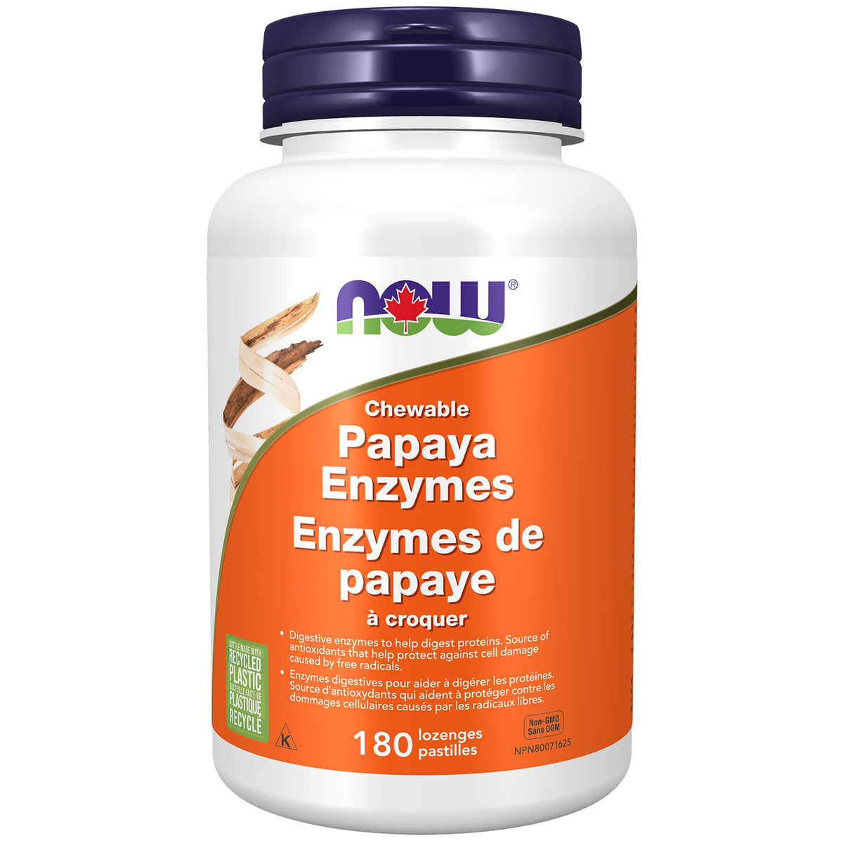 Now Foods Papaya Enzyme Chewable 180Loz