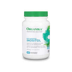 Organika Canadian-Made Inositol (Myo-Inositol)- Cellular Response, Mood Balance, Insulin Support- 90vcaps