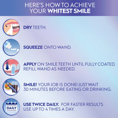 Crest Whitening Emulsions with Wand Applicator, Leave-On Teeth Whitening Kit, 29 mL