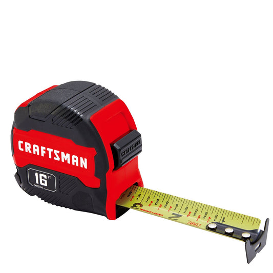 CRAFTSMAN Tape Measure, Compact Easy Grip, 16 FT (CMHT37441S)