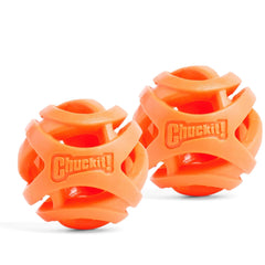 ChuckIt! Durable Breathe Right Ball Dog Toy, (Medium 2-Pack)