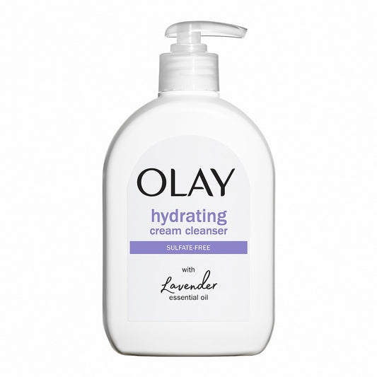 Olay Hydrating Cream Face Wash with Lavender Essential Oil, 473 mL