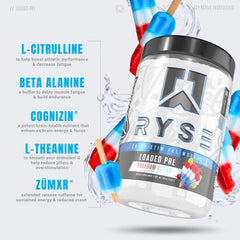 Ryse Loaded Pre Workout Powder  - 30 srv