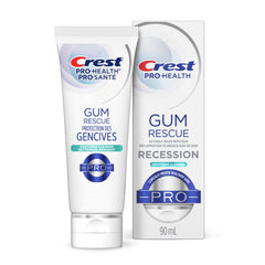 Crest Pro-Health Gum Rescue Toothpaste - Anticavity, Antibacterial Flouride Toothpaste, Clinically Proven Healthier Gums, 90mL