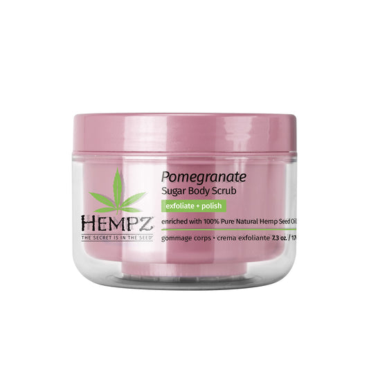 Hempz Herbal Sugar Body Scrub, Pomegranate, 7.3oz