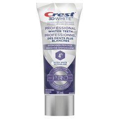 Crest 3D White Toothpaste, Professional Ultra White, 75 mL