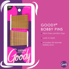 Goody Bobby Pins, Blonde, 50-count (1942456)