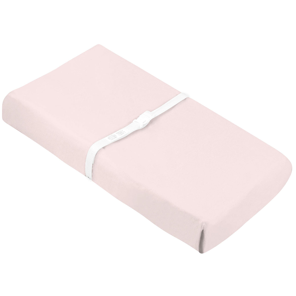 Kushies Baby Contour Change Pad Cover Ultra Soft 100% Organic Jersey, Made in Canada, Pink Solid