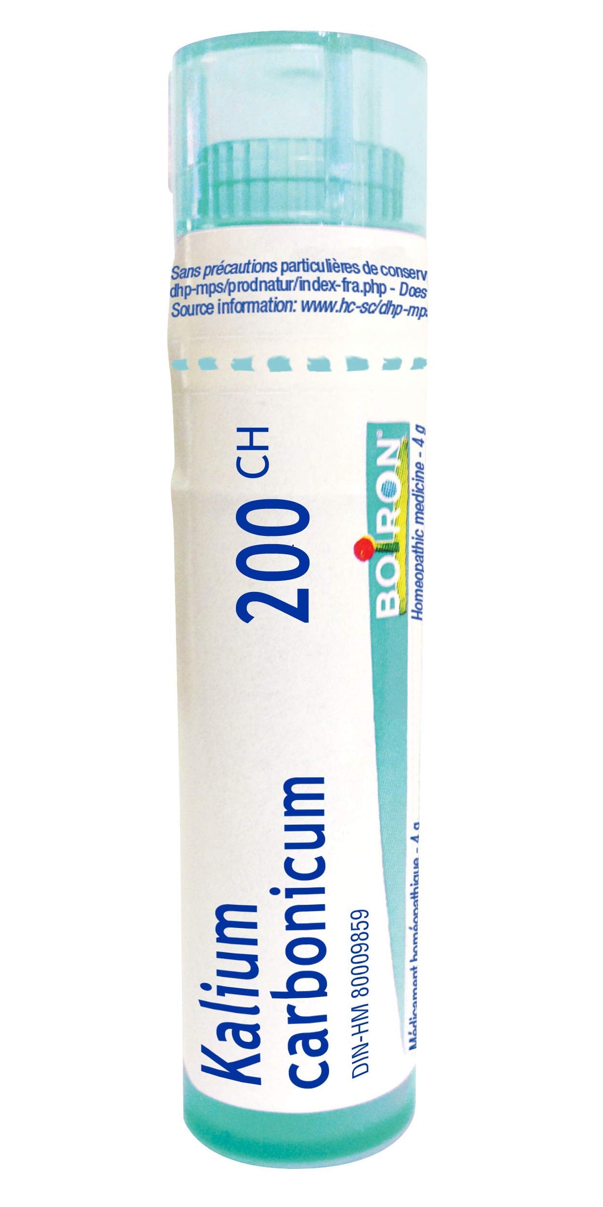 Kalium carbonicum 200ch.Boiron homeopathic medicine -4g.