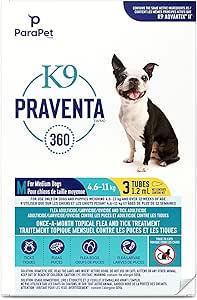 Parapet K9 Praventa 360 Flea & Tick Topical Treatment for Dogs