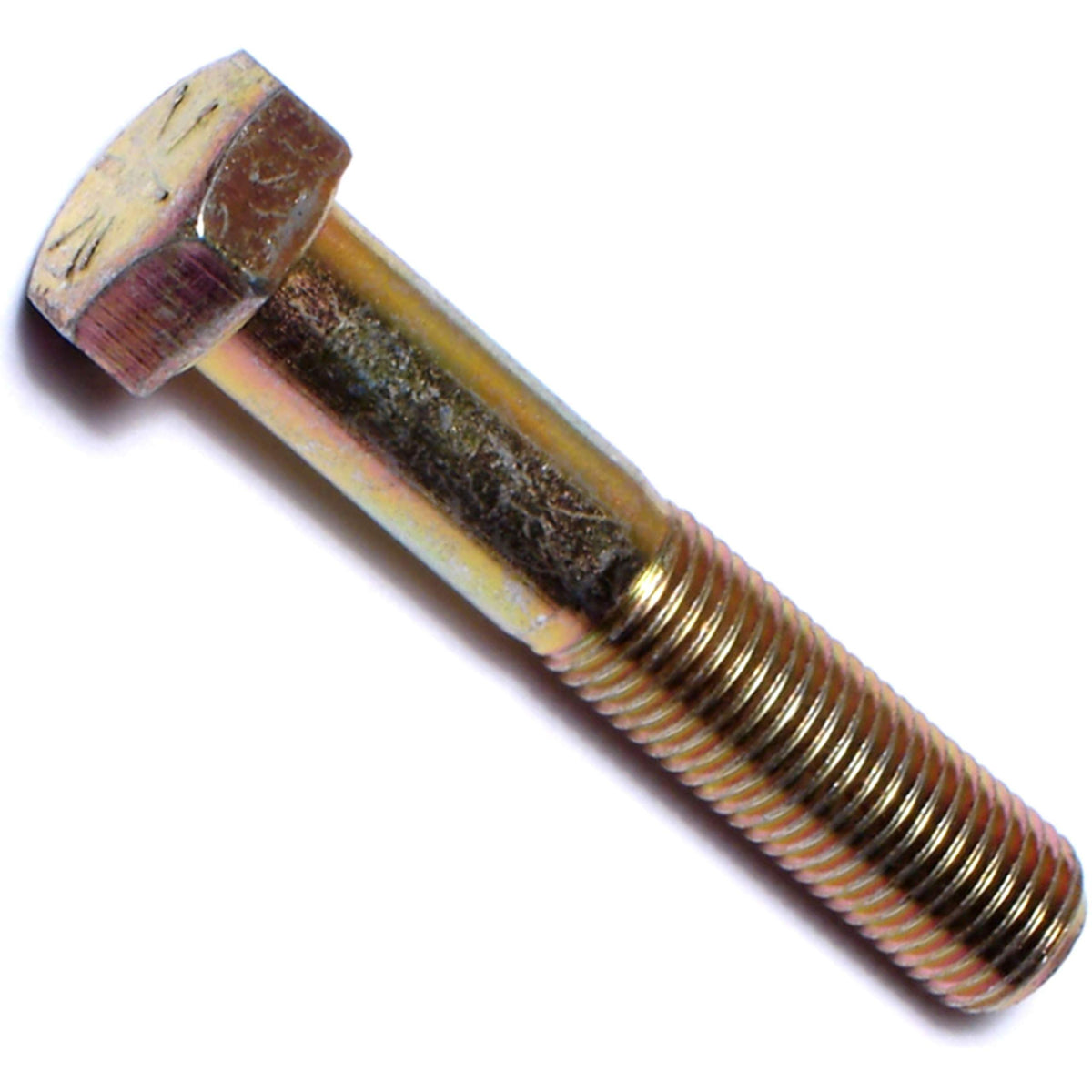 Hard-to-Find Fastener 014973252625 Grade 8 Fine Hex Cap Screws, 3/8-24 x 2, Piece-5, Yellow