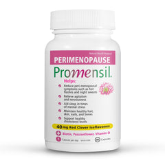 NEW Promensil Perimenopause | Women’s Natural Perimenopause Supplement| Hormone-Free] Multi-Symptom Relief | Reduces Hot Flashes & Night Sweats | Relieves Agitation & Nervousness | Healthy Hair, Skin and Nails | One-A-Day | 30 Tablets