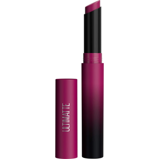 Maybelline New York Color Sensational Ultimatte Lipstick Lightweight Comfortable Lip Color Intense Color Pigment Soft Powder Matte Slim Lipstick 0.06 oz., 099 MORE BERRY, 1 Ounce