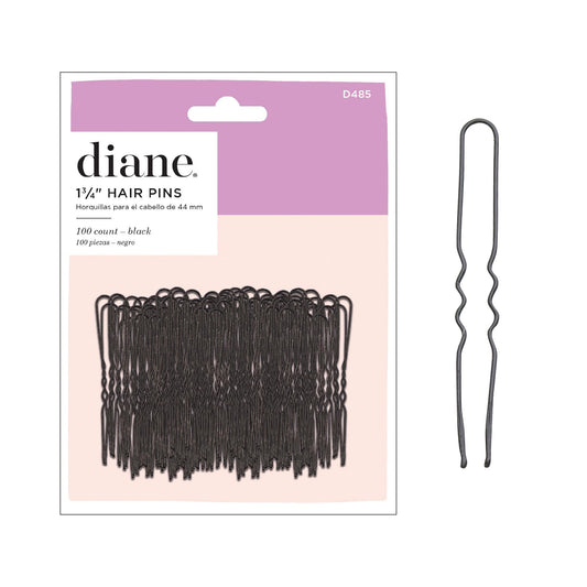 Diane Black Semicircular Hair Pin 100 Count (Pack of 1) for Adults, Formal Occasion Attendees