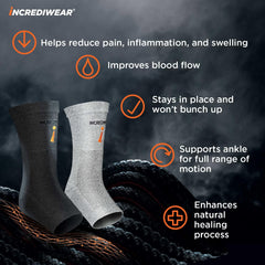 Incrediwear Sleeves - Ankle Grey