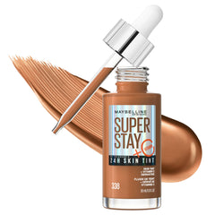 Maybelline New York Super Stay Up To 24H Skin Tint Foundation, skin-like coverage, with Vitamin C*, Shade 338, 30 ml