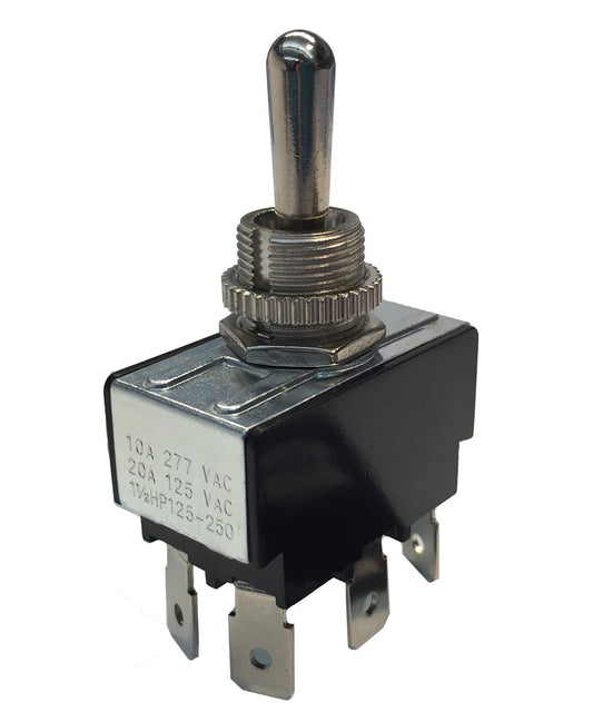 Gardner Bender GSW-126 Toggle Switch (DPDT) On/Off/On O-Ring