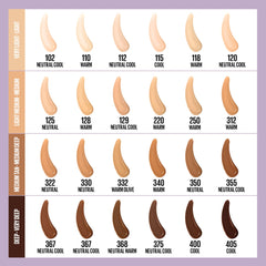 Maybelline New York Super Stay Lumi Matte Foundation, Up to 30H Wear, Luminous Matte, Buildable Coverage, Amino Acids, 112, 35 ml