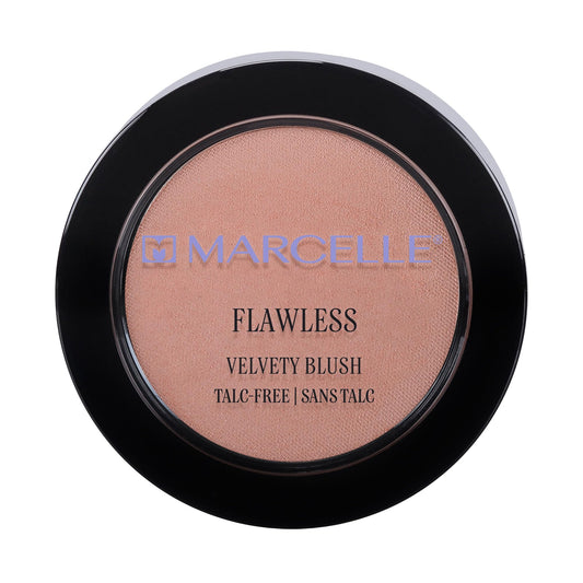 Marcelle Flawless Velvety Blush, Natural, Talc-Free, Natural Healthy Glow, Smooth, Velvety Texture, Hypoallergenic, Fragrance-Free, Cruelty-Free, Paraben-Free, 3 g