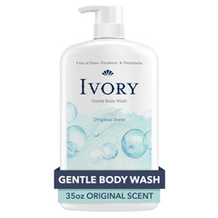 Ivory Mild & Gentle Body Wash, Original Scent, 1.03 L