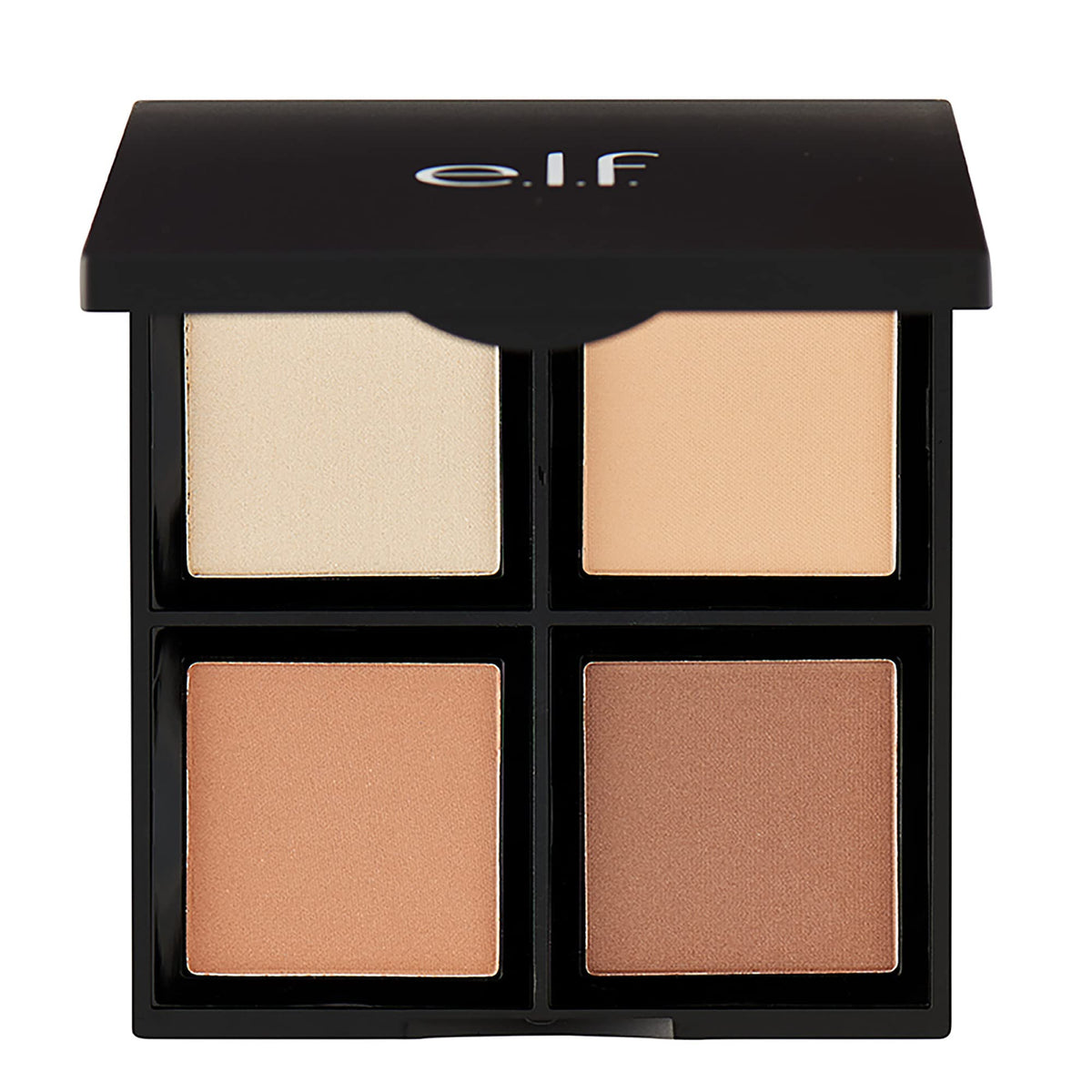 e.l.f. Powder Contour Palette, Compact Powder Palette To Highlight & Contour, Sculpt, Shade, & Brighten Complexion With A Satin Finish