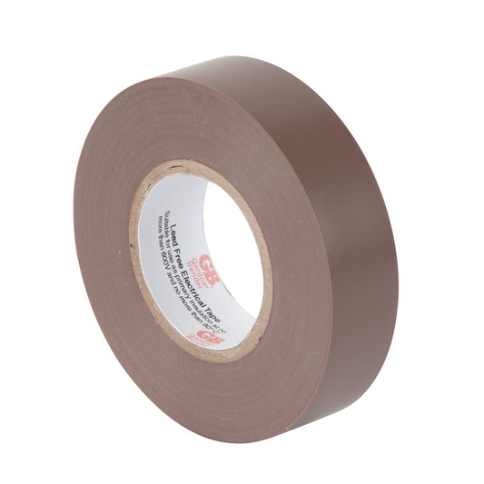 Gardner Bender GTN-667P Electrical Tape in Reusable Plastic Container, 3/4 Inch X 66-Feet, 1/Roll, Brown