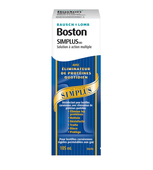 Bausch & Lomb Boston Simplus Multi-Action Solution, 105ml