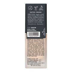 e.l.f. Flawless Finish Foundation, Lightweight & Medium Coverage, Semi-Matte Finish, Snow, 0.68 Fl Oz (20mL)