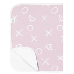 Kushies Baby Deluxe Flat Waterproof Changing Pad Liners, 20 x 30", Pink XO