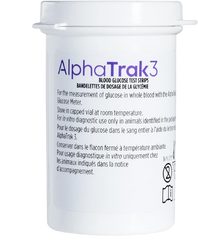 AlphaTrak3 Pet Blood Glucose Testing Strips 50 Count for Cats & Dogs