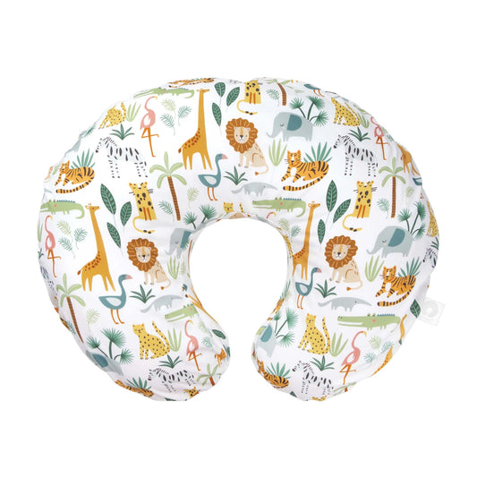 Boppy Nursing Pillow Cover, Colorful Wildlife, Cotton Blend, Fits The Original Support Boppy Pillow for Breastfeeding, Bottle Feeding, and Bonding, Cover Only, Nursing Support Pillow Sold Separately