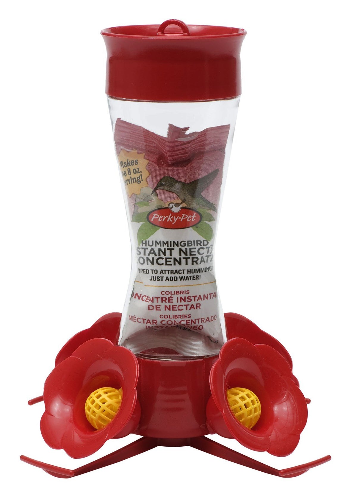 Perky-Pet Pinch Waist Glass Hummingbird Feeder