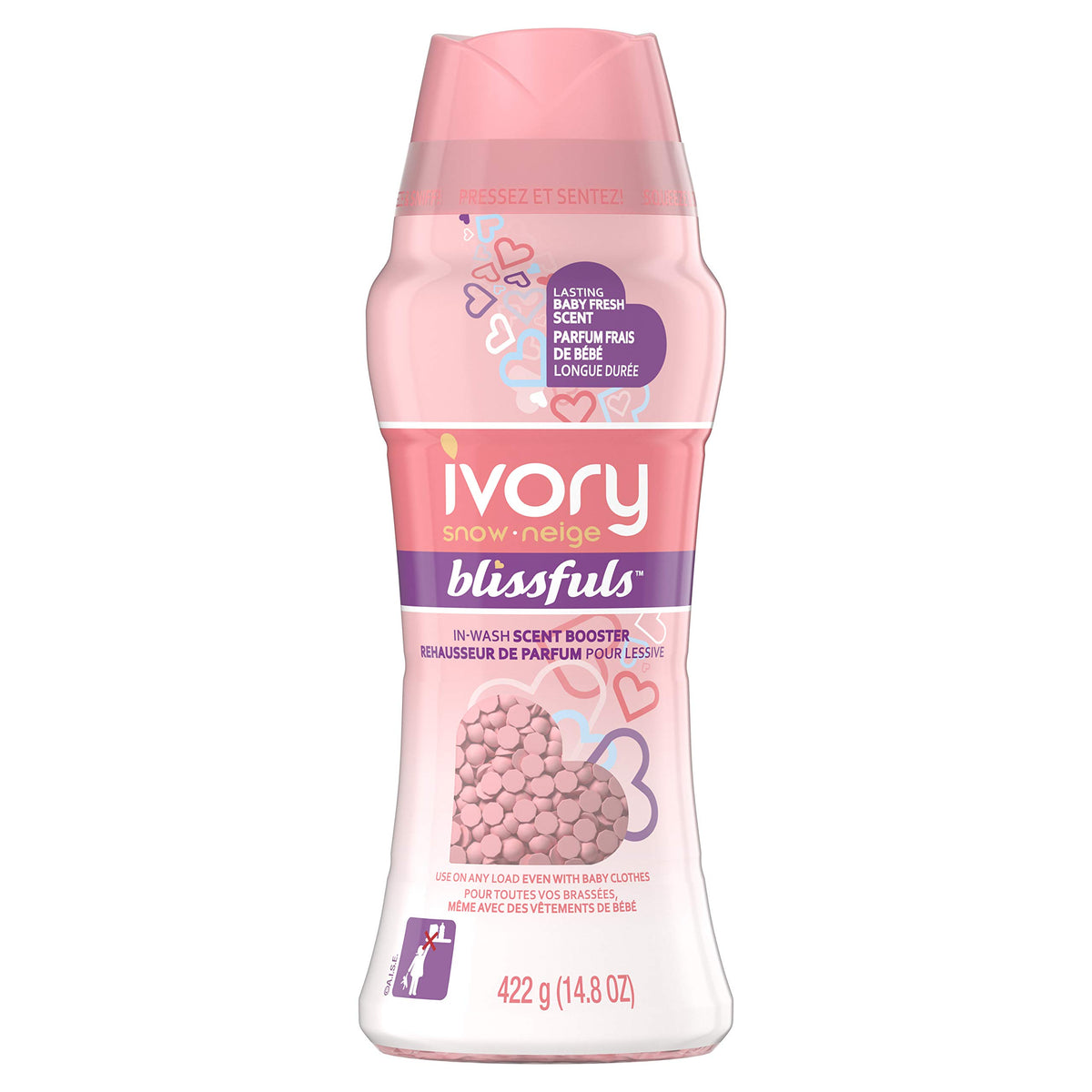 Ivory Snow Blissfuls In-Wash Scent Booster Beads, Baby Fresh - 422 Grams