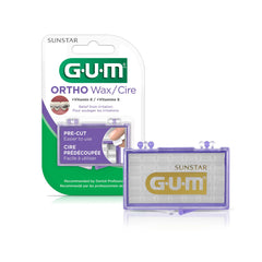 GUM - 723RQC Orthodontic Wax with Vitamin E and Aloe Vera, for Braces, Wires & Partial Dentures