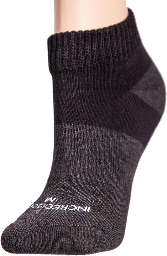 Incrediwear Active Socks - Low Cut Black