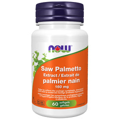 NOW Supplements, Saw Palmetto Extract (Serenoa repens) 160 mg, Men's Health*, 60 Softgels