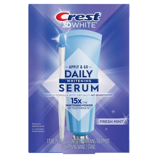 Crest Whitening Emulsions with Wand Applicator, Leave-On Teeth Whitening Kit, 29 mL