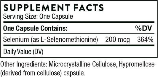 Thorne Selenomethionine